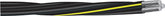 Southwire 538-4800J Building Wire, #2 AWG Wire, 3 -Conductor, 500 ft L, Aluminum Conductor, Polyethylene Insulation